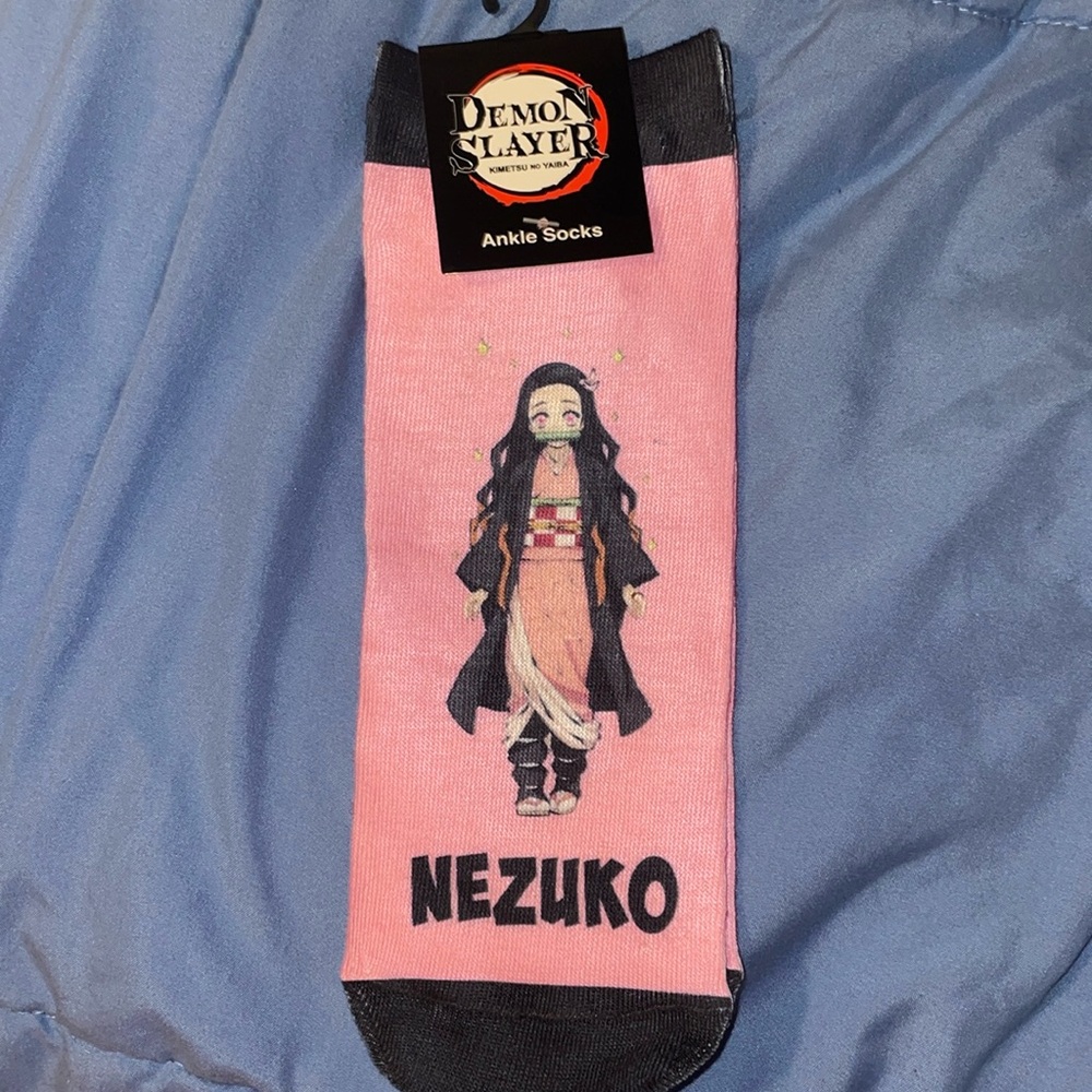 Unisex Demon Slayer socks Kimetsu No Yaiba Nezuko ankle socks